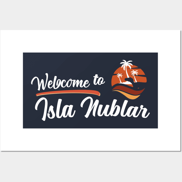 Welcome to Isla Nublar - Alt Wall Art by CubeRider